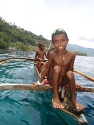 Kids on Canoe